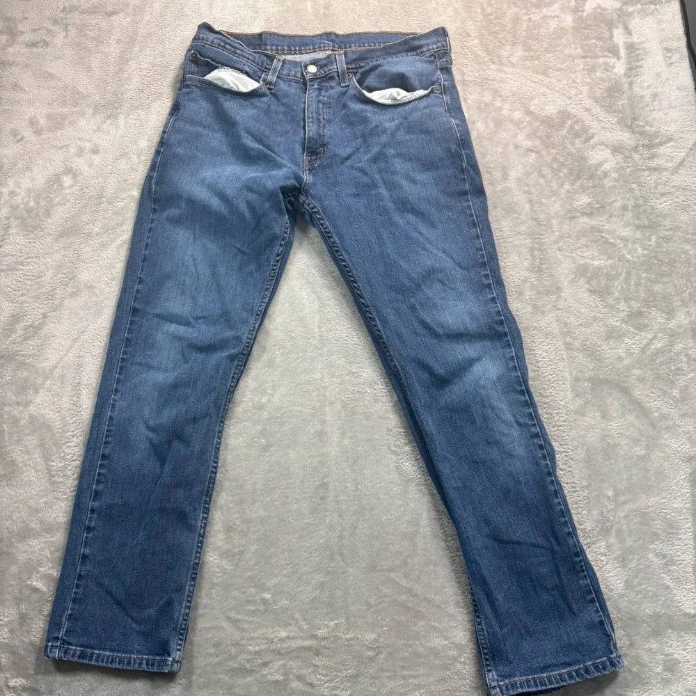 Levi's 559 Relaxed Straight Jeans Mens 34x32 Medium Wash Blue Denim Classic Fit